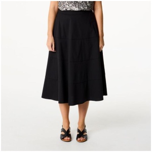 Khoko Smart Women's Tiered Midi Skirt