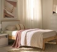 Kids Jordan Single Bed Frame White