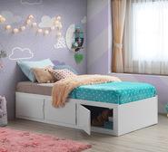 Kids Stratford Single Bed Frame White