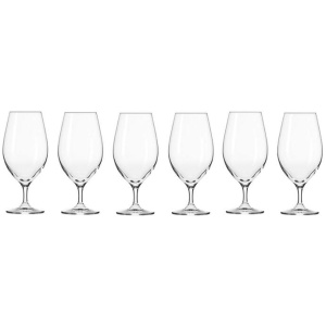 Krosno Harmony 6-Piece 400 ml Beer Glass Set