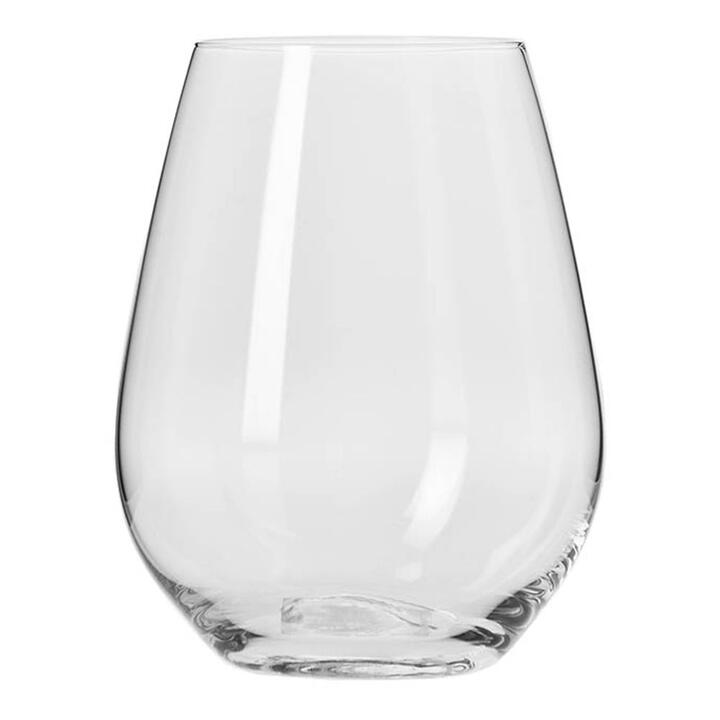 Krosno Harmony 6-Piece Stemless 440 ml White Wine Glass Set