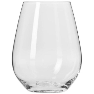 Krosno Harmony 6-Piece Stemless 600 ml Red Wine Glass Set