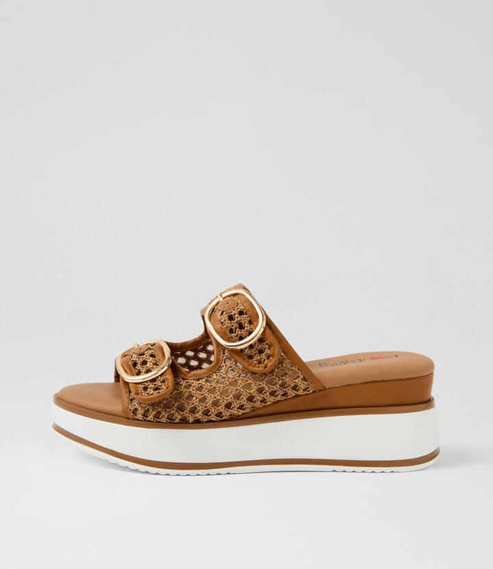 Liker Brown Weave Sandals