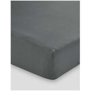 Linen House 300 Thread Count Cotton Percale 50cm Fitted Sheet