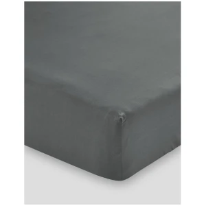 Linen House 300 Thread Count Cotton Percale 50cm Fitted Sheet