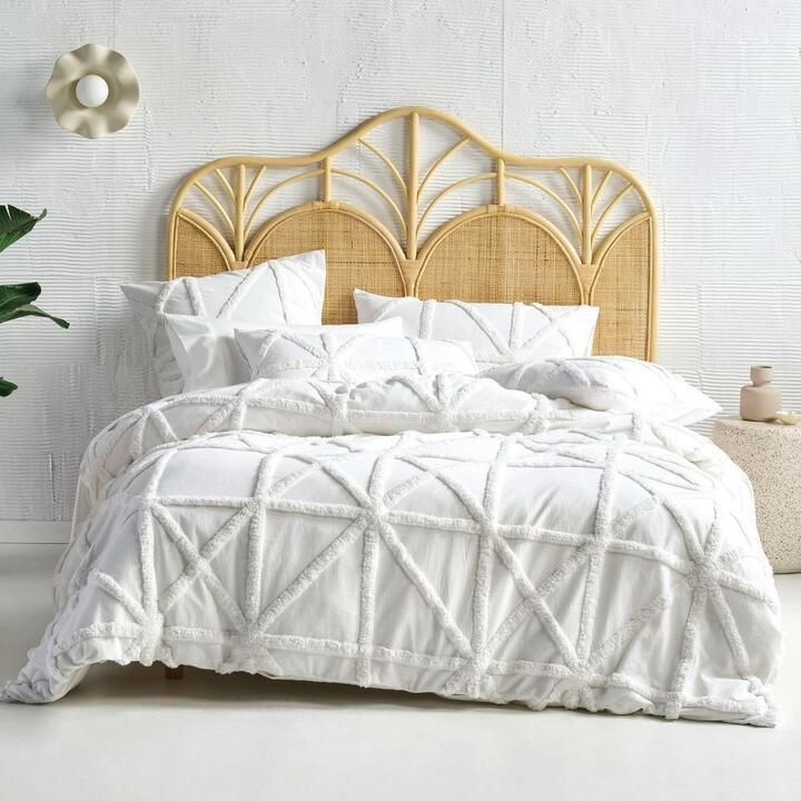 Linen House Clyde Cotton Chenille Quilt Cover Set