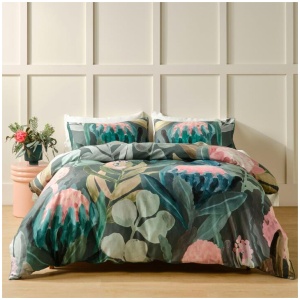 Linen House Tully Forest Cotton Quilt Cover Set