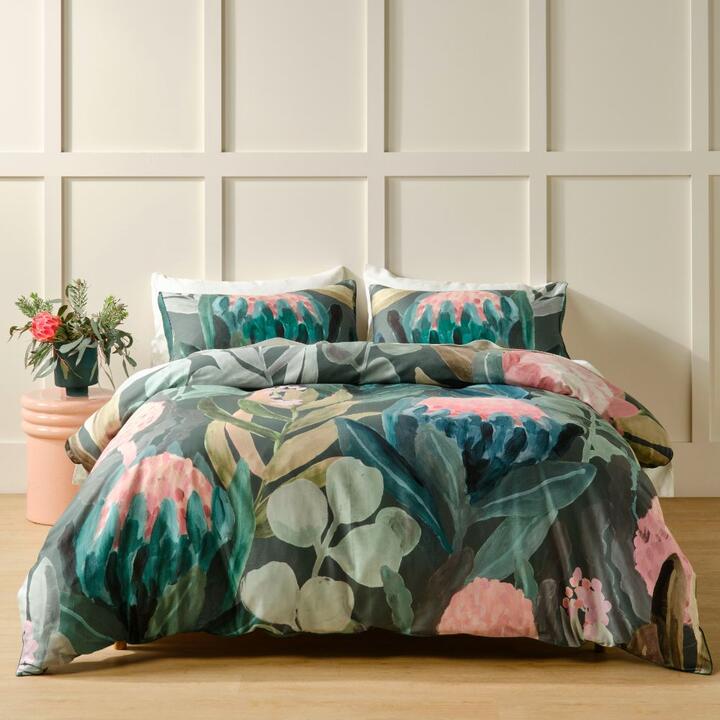 Linen House Tully Forest Cotton Quilt Cover Set