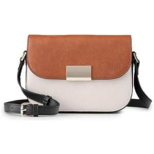 Madison Women's Mel Fold Over Saddle Crossbody Bag