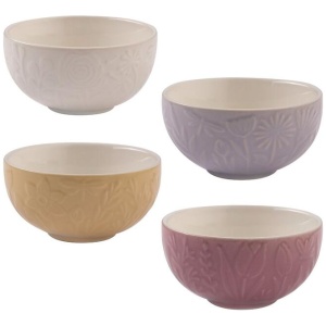 Mason Cash 4 Piece In The Meadow Stoneware 175 ml Prep Bowl Set