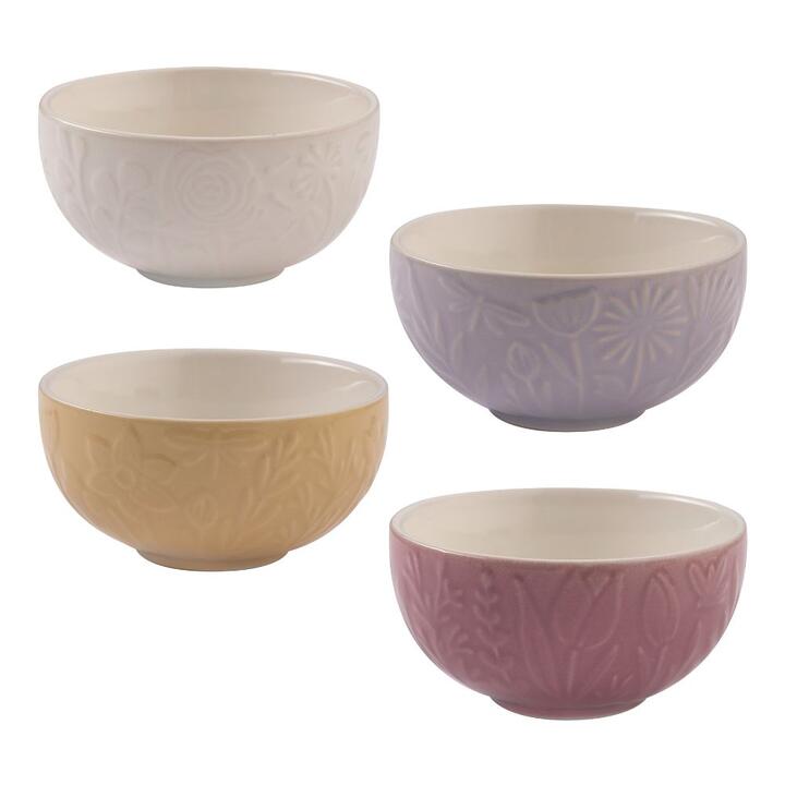 Mason Cash 4 Piece In The Meadow Stoneware 175 ml Prep Bowl Set