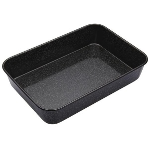 MasterPro Professional 38 x 26 x 7.5 cm Vitreous Enamel Roasting Pan