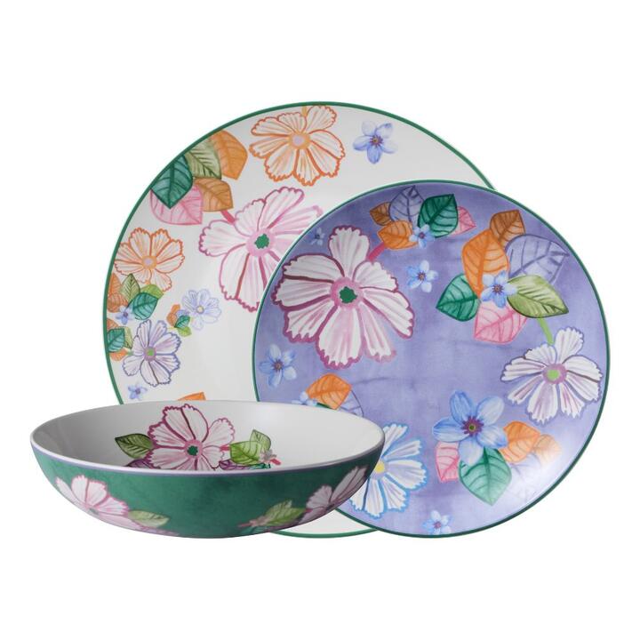 Maxwell & Williams Poppy Love 12 Piece Dinner Set