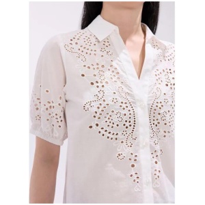 Medusa Lace Trim Shirt