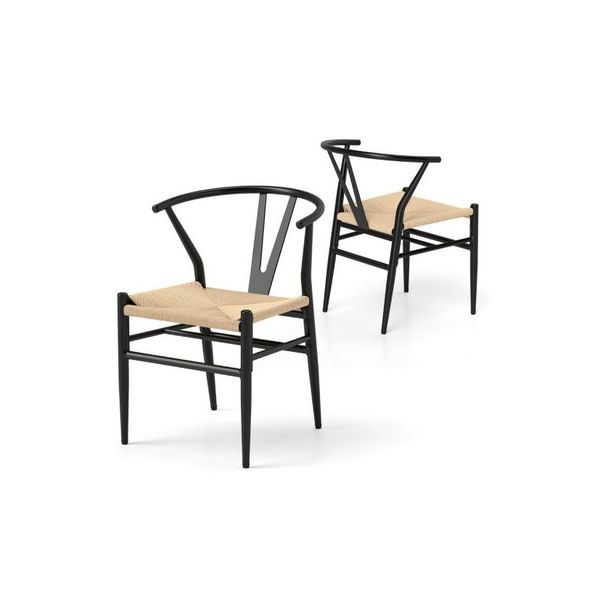 Mid Century Modern Wishbone Dining Chair Set Of 2
