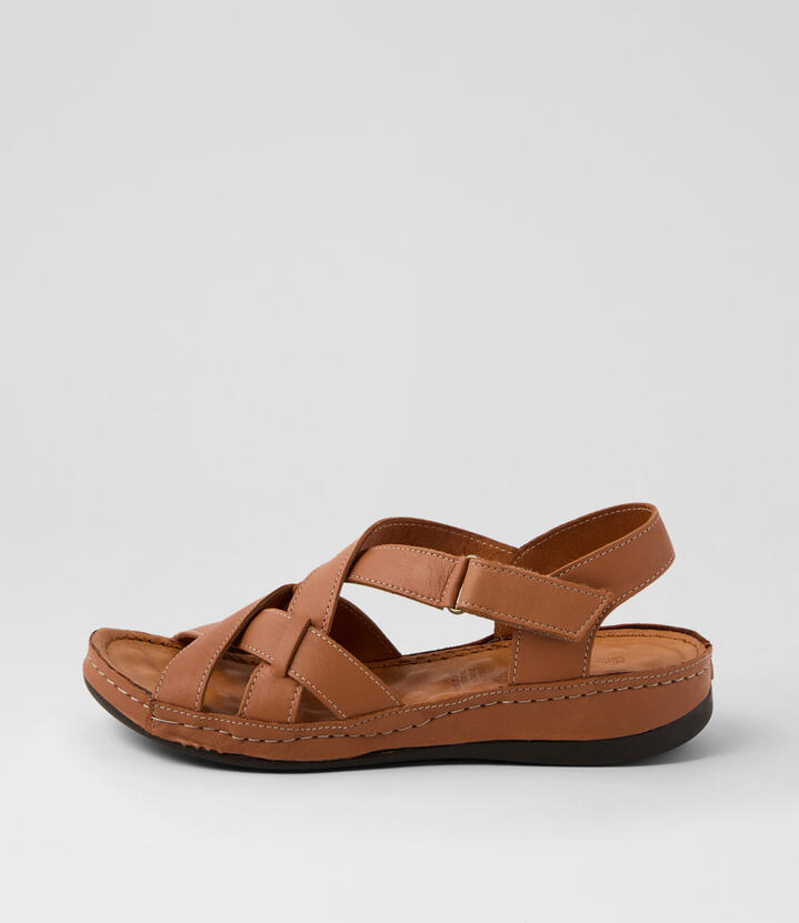 Nyled Tan Leather Sandals