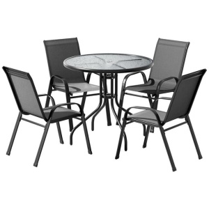 Outdoor Dining Set Table and Chairs Patio Garden Furniture Bistro Set