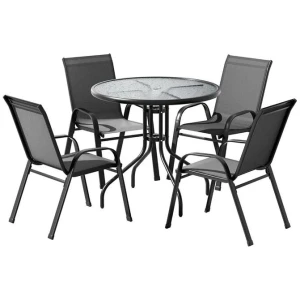 Outdoor Dining Set Table and Chairs Patio Garden Furniture Bistro Set