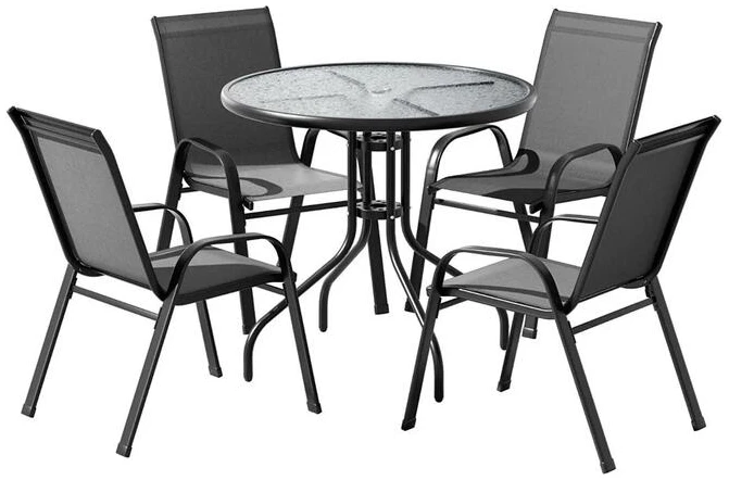 Outdoor Dining Set Table and Chairs Patio Garden Furniture Bistro Set