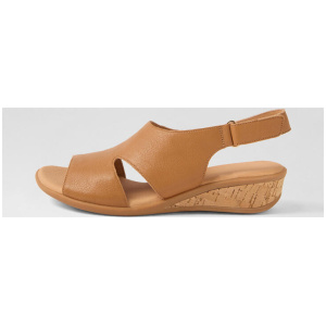 Pleasing Dark Tan Leather Sandals