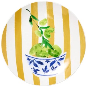 Porto Valentina Side Plate 20cm Olive