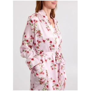 Posey Short Silk Sleep Robe