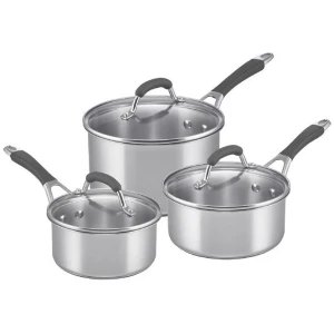 Raco Reliance Stainless Steel 3-Piece Saucepan Set