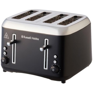 Russell Hobbs Addison 4 Slice Toaster Matte Black RHT514BLK