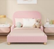 Sameya Single Kids Bed Frame Pink