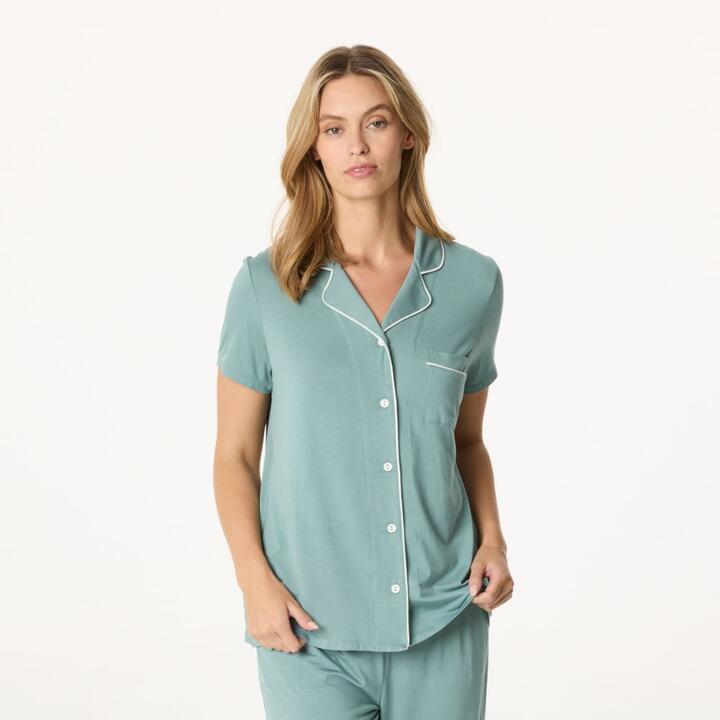 Sash & Rose Women's Bamboo Short Sleeve Pyjama Set