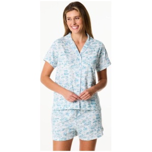 Sash & Rose Women's Cotton Jersey Short Pyjama Set