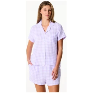 Sash & Rose Women's Cotton Textured Short Pyjama Set