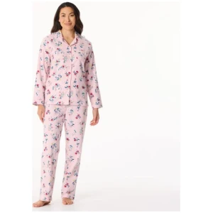 Sash & Rose Women's Flannelette Floral Pyjama Set