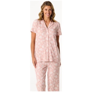 Sash & Rose Women's Floral Cotton Interlock PJ Set