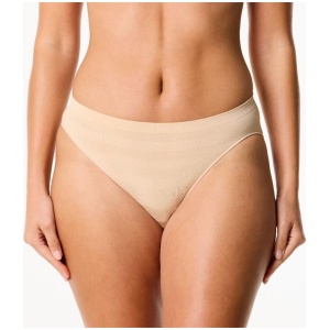 Sash & Rose Women's Matte & Shine Hi Cut Briefs 3 Pack