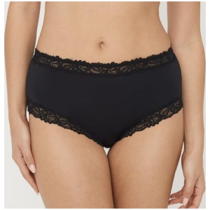 Sash & Rose Women's Micro & Lace Full Brief 3 Pack