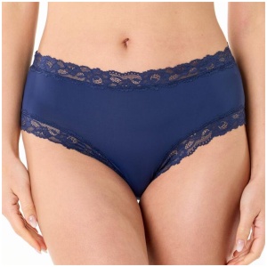 Sash & Rose Women's Micro & Lace Full Brief