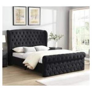 Sayge Double Bed Frame Black