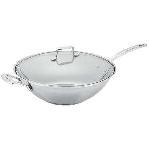 Scanpan Impact 32 cm Stainless Steel Covered Wok