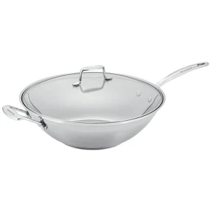 Scanpan Impact 32 cm Stainless Steel Covered Wok