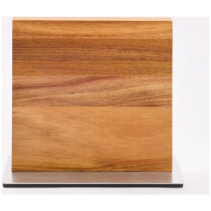 Smith + Nobel Acacia Magnetic Universal Knife Block Set