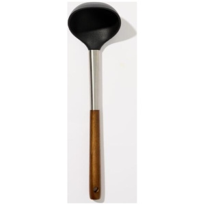 Smith + Nobel Acacia Stainless Steel & Silicone Ladle