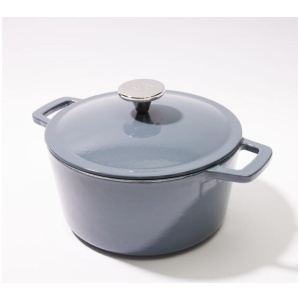 Smith + Nobel Colour Kitchen 5 L Cast Iron Casserole Steel Blue