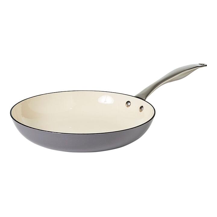 Smith + Nobel Lightweight 28 cm Cast Iron Fry Pan Grey