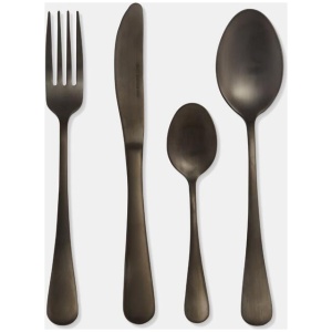 Smith + Nobel Lille 24-Piece Cutlery Set Matte Black