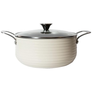 Smith + Nobel Linea 24 cm Casserole Pot Almond