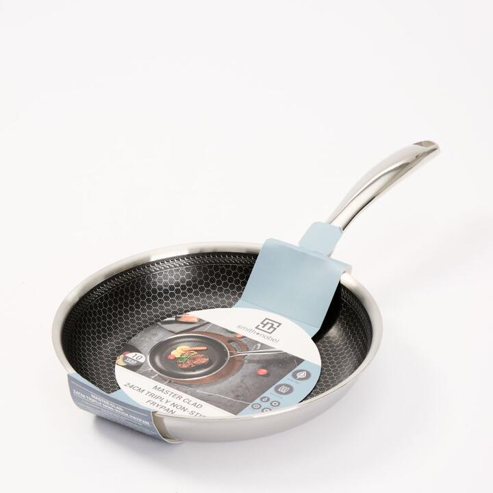 Smith + Nobel Master Clad Tri Ply 24cm Non Stick Frypan