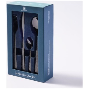 Smith + Nobel Morocco 24-Piece Cutlery Set Gunmetal