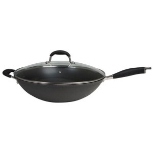 Smith + Nobel Professional 36 cm Hard Anodised Jumbo Wok