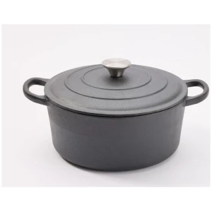 Smith + Nobel Raw Seasoned Cast Iron Casserole Pot